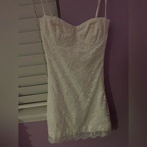 white lace princess polly homecoming dress